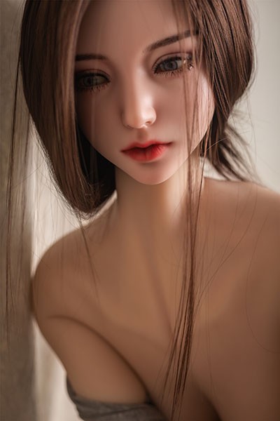  lifelike young love doll face detail