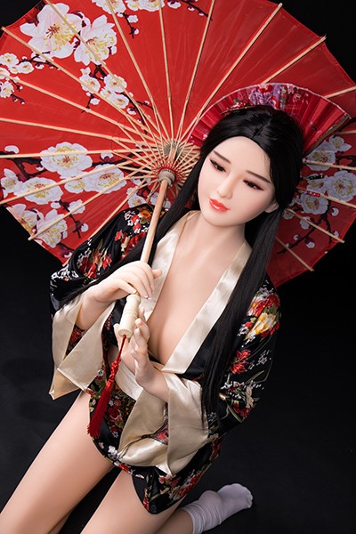  ai-tech real doll japanese woman with umbrella