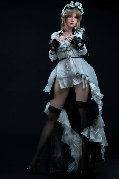  maid cosplay young love doll front