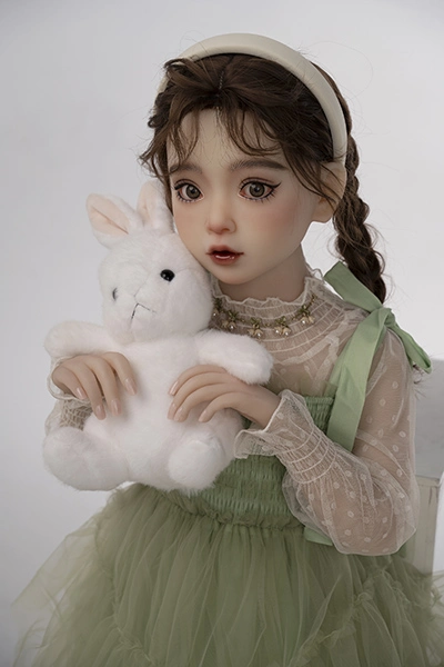 AXB Doll Mini Love Dolls TPE Flat Chest Doll Cute Loli Girl 110cm