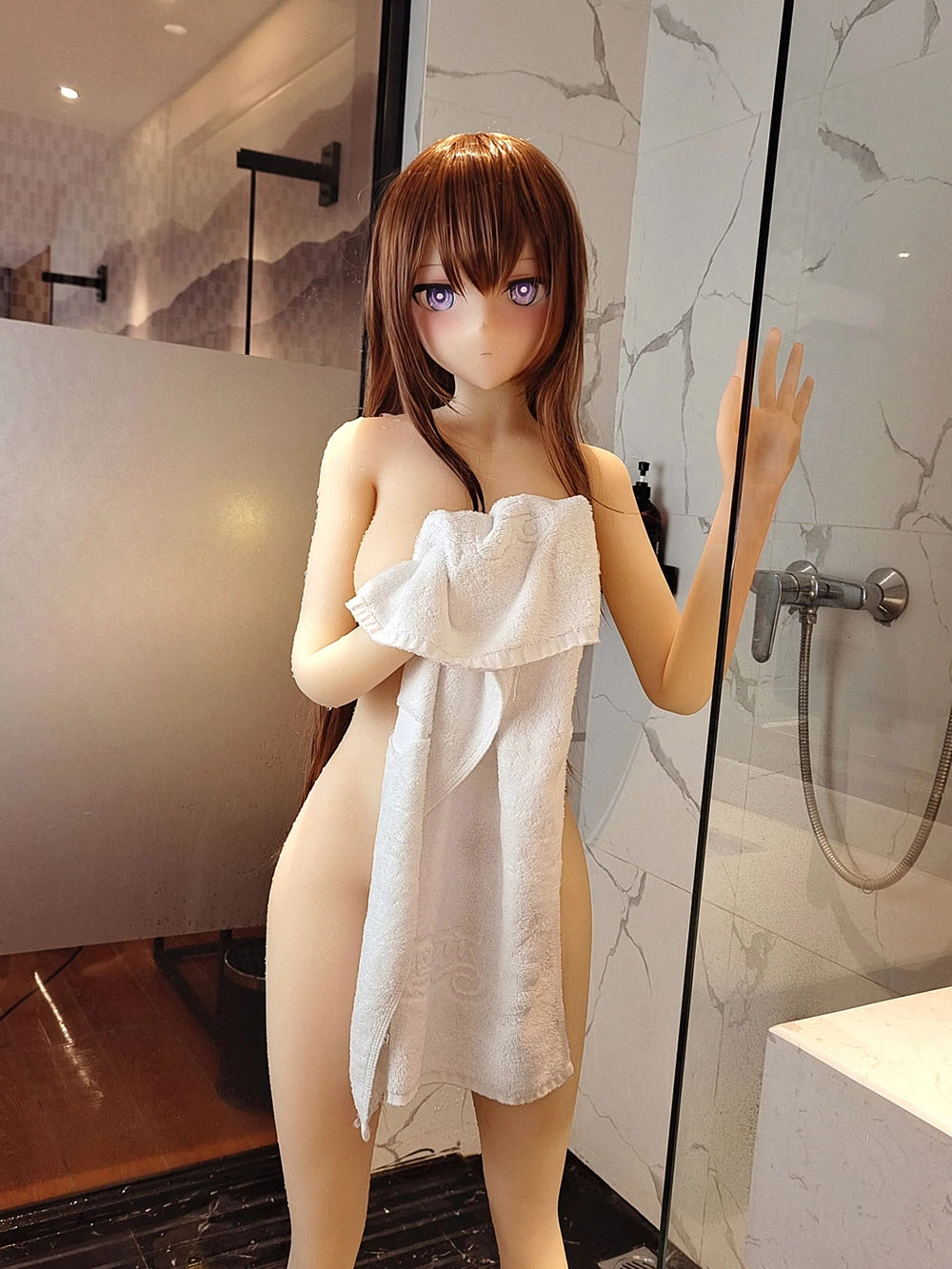  real aotume doll finished shower