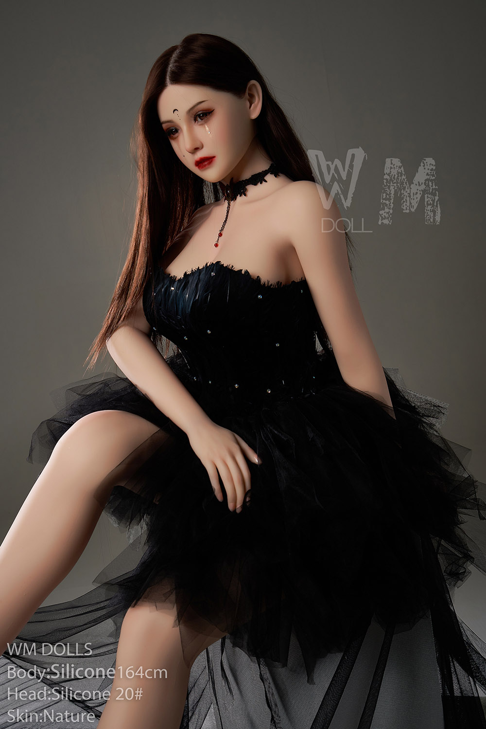  lolita girl love doll princess in black dress