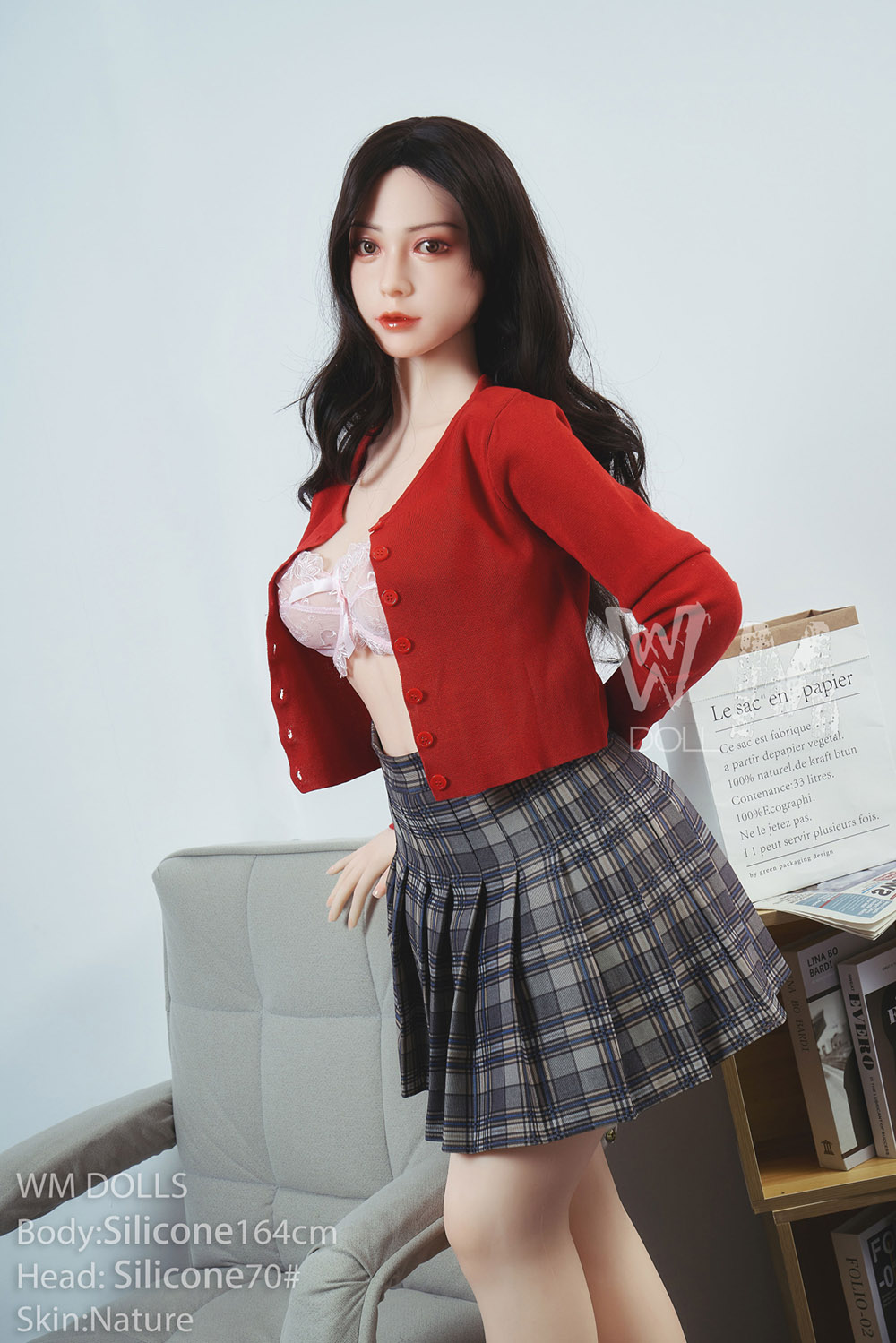  full size wm realdoll married woman with red coat