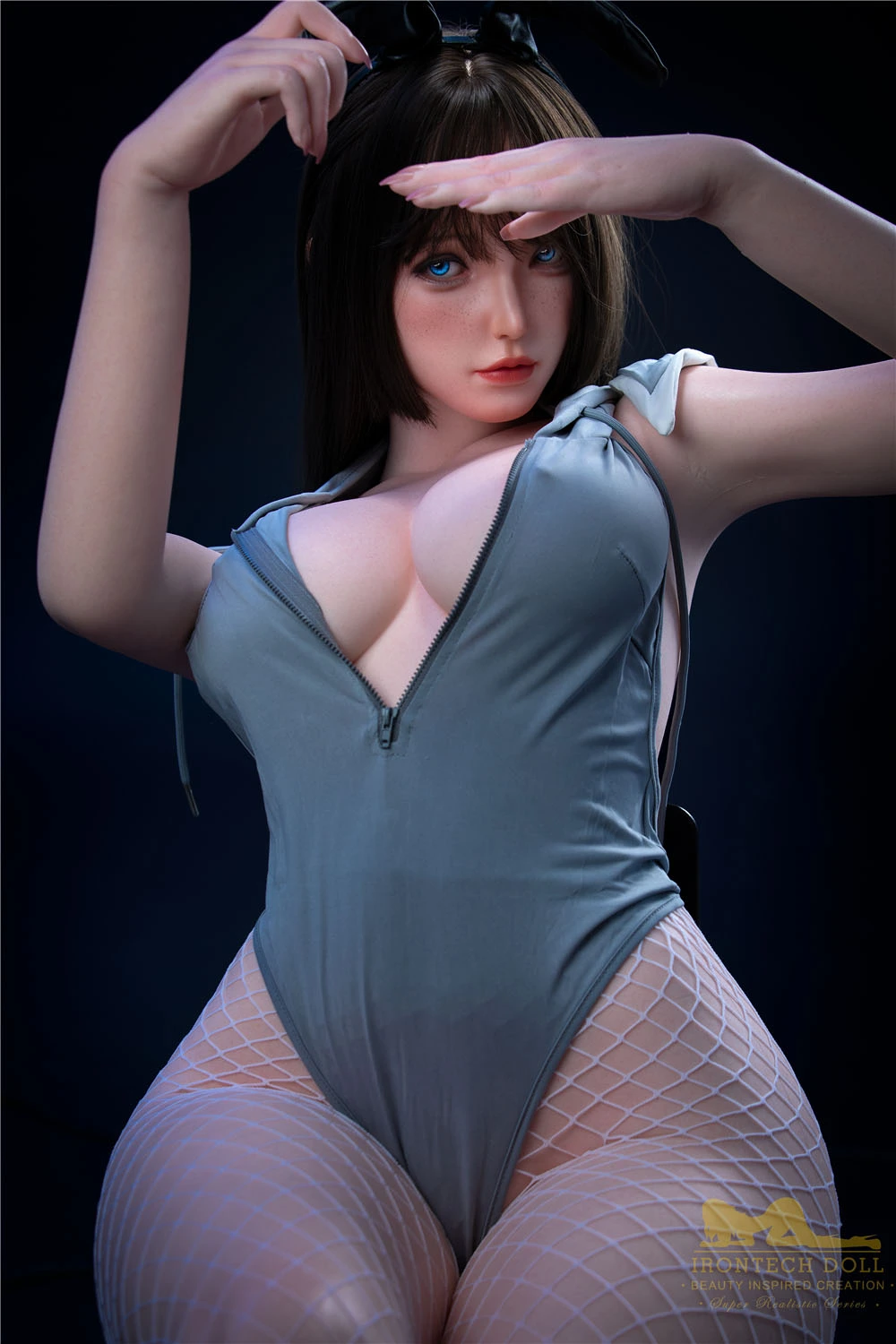  full size girl sex doll wearing jumpsuit